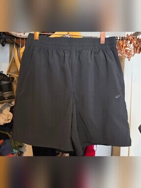 Asics Black Men's Performance Athletic Shorts